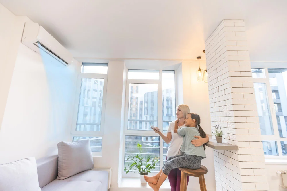 Aire acondicionado en una vivienda
